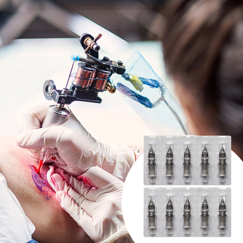 10pcs Disposable Tattoo Needles 0.35mm Liner for Permanent Lip Eyebrow Makeup