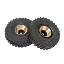 4 Piece Brass Wheel counterweights Wheel for Axial SCX24 90081 RC Crawler Car Auto