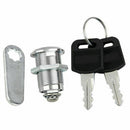 20mm Cam Lock+2 Keys For Door Cabinet Mailbox Post E7V2 Lock Box Drawer X9W5