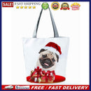 Christmas dog Printed large-capacity one-shoulder handbag