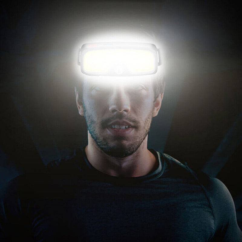 XPE COB LED Headlight Flashlight Waterproof Outdoor Camping Hiking Torch Newly