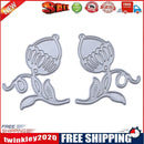 Symmetrical Flower Bud DIY Metal Embroidery Craft Stencil Cutting Die