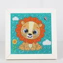 DIY Diamond Painting Full Round Crystal Drill Animal Decor for Kids (DX053)