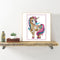Magic Horse 14CT Counted Partial Cross Stitch DIY Craft Set Handmade Painting