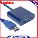 Sumtek USB 3.0 to VGA 1080P Adapter Converter External Graphics Card with CD