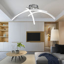 Modern Trigeminal LED Ceiling Lamp Chandelier Home Lighting (Cold White) Newly