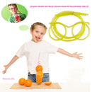 Novelty Eyeglasses Drinking Straw for Kids Birthday Party Supplies (Yellow)