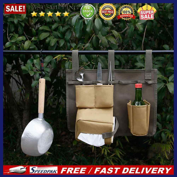 Storage Bag Multipurpose Camping Hanging Organizer 600D Oxford for Picnic Travel