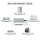 1pc Smart Bluetooth-compatible Speaker Wall Bracket Outlet Holder (White) Newly