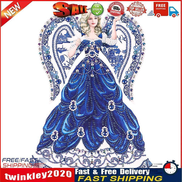 Art Wing Dress Beauty 5D Diamond Painting DIY Special Shaped Kit (UP069) Newly