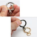 KeyHooks Metal Ring Spring Clasps Carabiner Clip Lobster Clasp Metal Buckle