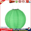Waterproof LED Solar Cloth Chinese Lantern Festival Hanging Lamp (Green) Newly