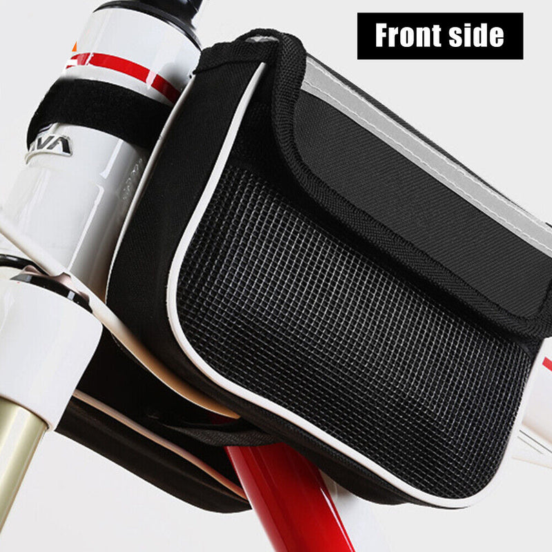 Bicycle Bag Front Tube Rainproof Bike Pouch Phone Case MTB Cycling Accessor