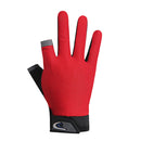 Fishing Gloves Anti-slip 2 Cut Finger Breathable Cycling Mitten (Red) Newly