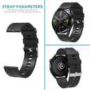 Watch Strap for Huawei Watch GT 3 GT2e GT2 GT2 Pro Adjustable Belt (Black) Newly