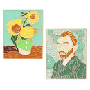 Alloy Jewelry Van Gogh Brooch Enamel Badge Costume Jewelry Van Gogh Kwai Pin