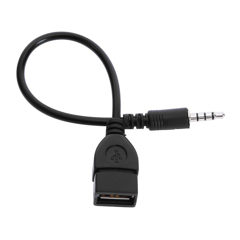 ALLOYSEED AUX Adapter Cable Audio Cable 3.5mm Male Female Female, USB-2.0-K