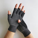 Fingerless Outdoor Bicycle Anti-skid Half Finger Fishing Gloves (Black) Newly
