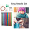 9 Pairs Aluminum Alloy Interchangeable Hook Needles DIY Sweater Weaving