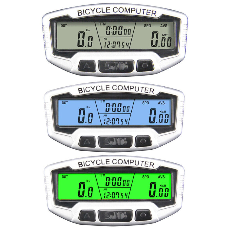 SUNDING Bike Backlight Code Table Speedometer Bicycle Digital LCD Computer Newly