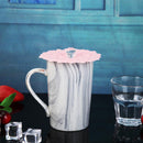 Cherry Silicone Leakproof Heat Resistant Cover Seal Cup Lid (Nude Pink)