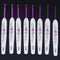 8pcs Plastic Handle Aluminium Crochet Hooks Sweater Knitting Needles Set Newly