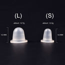 100pcs Disposable Silicone Tattoo Pigment Cup Permanent Makeup Ink Caps (L)