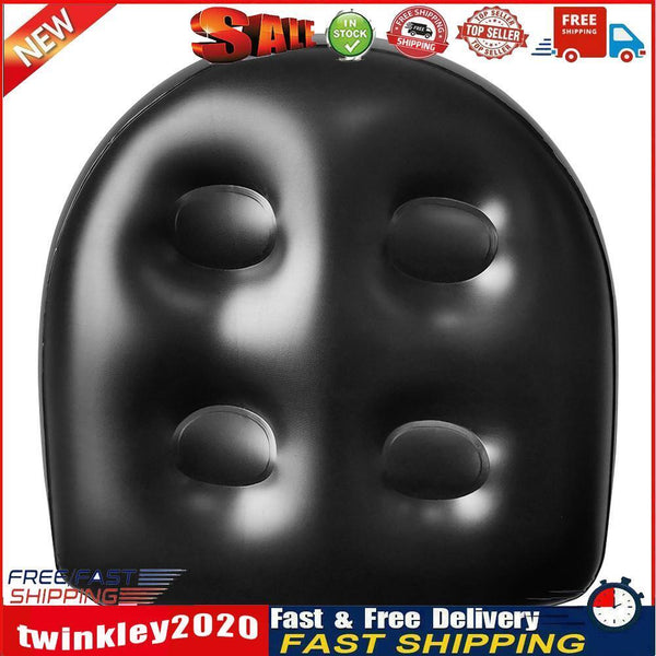 SPA Inflatable Cushion Tub Anti-Hemorrhoids Inflatable Seat Pad (Black) Newly