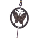 3 Bells Copper Metal Handmade Wind Chimes Wind Bell Ornament (Butterfly) Newly