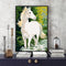 DIY Digital Oil Painting By Numbers Kits White Horse Picture Wall Art Decoration