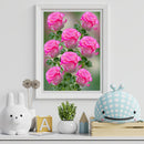 Pink Purple Rose Diamond Painting Kits, Full Square Drill, Wa