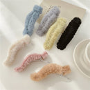 Headdress Hair accessories Hair clip Plush fleece Duckbill clip Hair catch