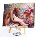 DIY Paint By Number Kit Sexy Woman Acrylic Paint Household Decor Art Craft Gift