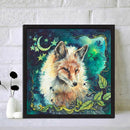 5D DIY Diamond Painting Fox Full Round Drill Mosaic Rhinestone Picture Home A