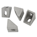 Aluminum Alloy Cast Corner Brackets Three Way V-slot Connector Corner Connector