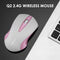 Q2 1200dpi 2.4G Cordless Silent Mouse Computer Wireless Mice with USB Receiver
