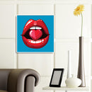 Rhinestone 5D Lips Love Kit Diamond Painting DIY Full Round Drill Pictures Newly