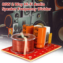 WEAH D224 2 Way 80W Speaker Audio Frequency Divider Loudspeaker Crossover Filter