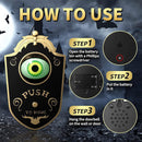 Halloween Eyeball Talking Light Up Doorbell Spooky Decor For Haunted House`