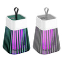Electric Bug Insect Trap LED Lamp Mute Mosquito Killer (Rechargeable Grey)