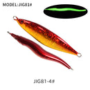 S Shaped Luminous Fishing Lure 12cm 160g Metal Artificial Bait (JIG81-4)