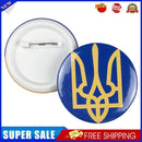 Ukraine Ukrainian Map Flag Symbol Round 12 Styles Clothes Pins(F)