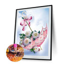 5D Diamond Painting DIY Flower Umbrella Full Drill Round Rhinestone Mosaic Ki
