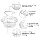 Foldable Steam Basket Rinse Steel Folding Frying Bas C6K6