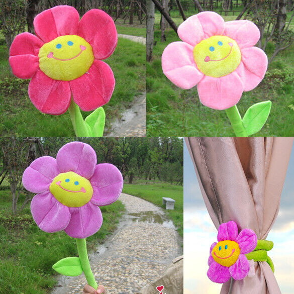 Flower Tie Back Clasps Curtain Clip Flexible Tieback Holdback Holder