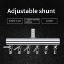 Air Oxygen Pump Aquarium Fish Tank Stainless Steel Splitter Hose (6 Ways) Newly