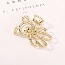 Elegant Cute Cartoon Metal Hairgrip Women's Hair Claws Large Shark Clip