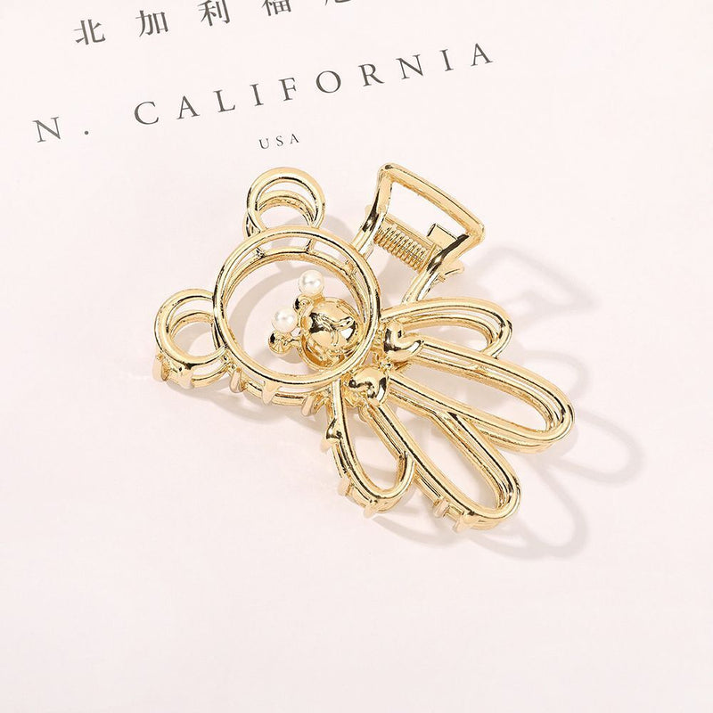 Elegant Cute Cartoon Metal Hairgrip Women's Hair Claws Large Shark Clip