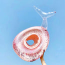 Inflatable PVC Swim Rings Seat Sequins Mermaid Floating Circle Beach Playi