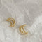 Woman Simplicity Ear ring Fashion Hoop Earring Earrings C Shaped Open Circle